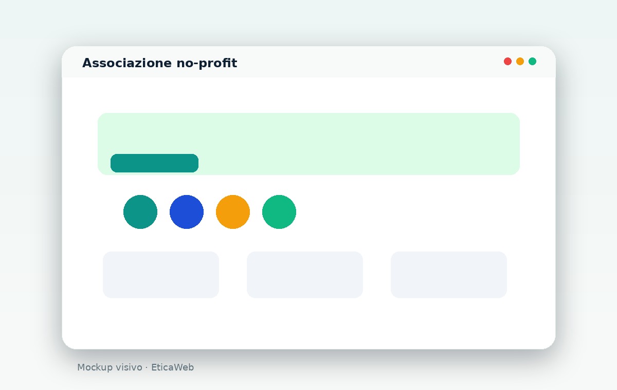 Sito per associazione no-profit
